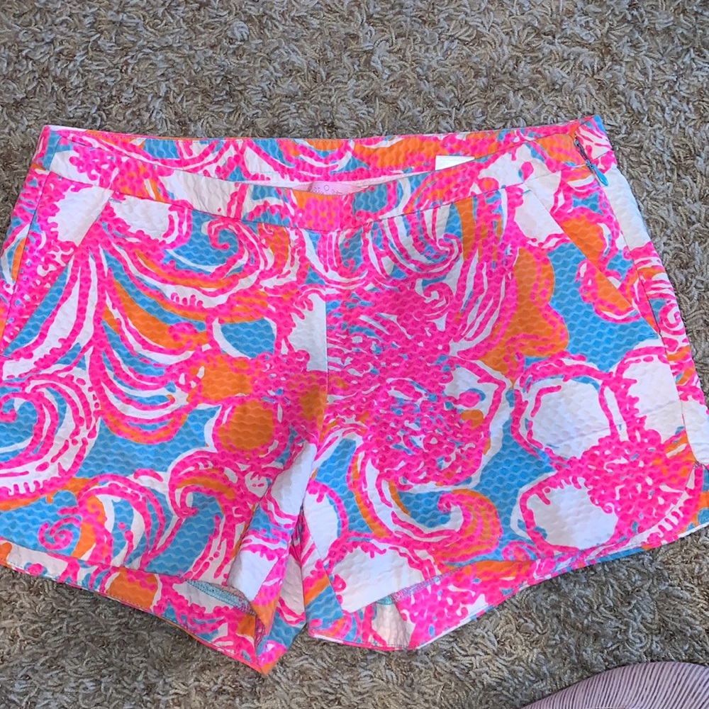 Lilly Pulitzer shorts.